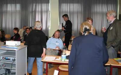 letzte Vortragsvorbereitungen