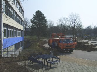 Ankunft des Hubsteigers